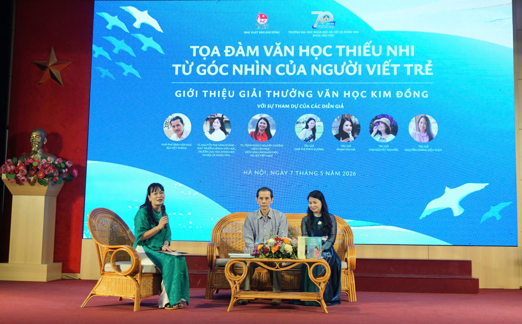 Tọa đàm đưa ra những nhận định về vai trò của văn học thiếu nhi trong đời sống văn chương hiện nay...