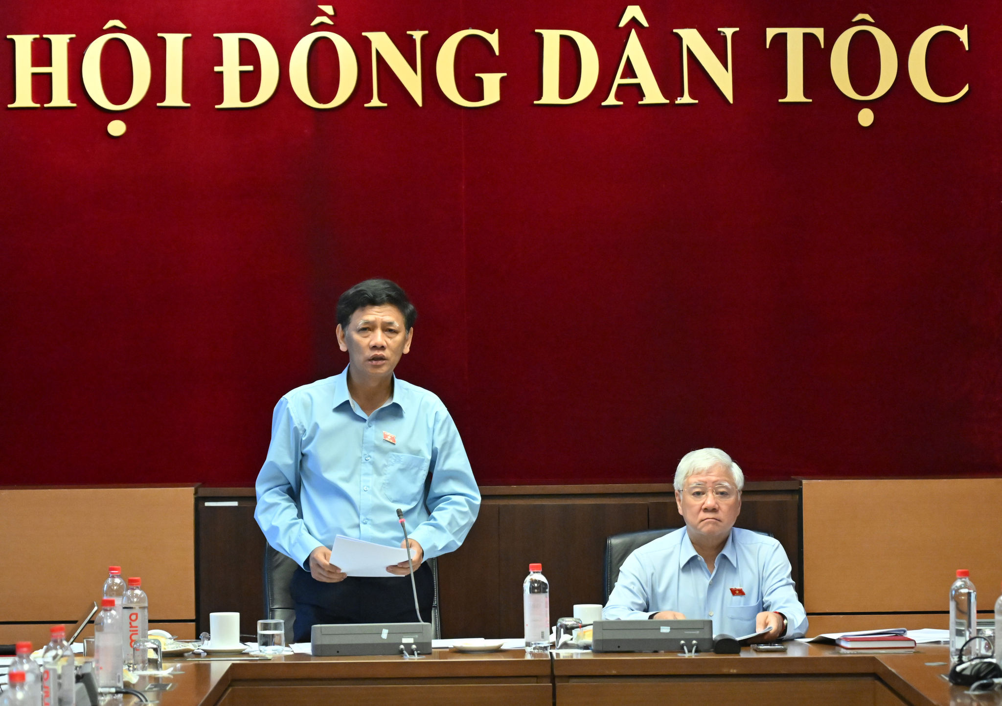 Chủ tịch Hội đồng Dân tộc Lâm Văn MẫnVQK_3124