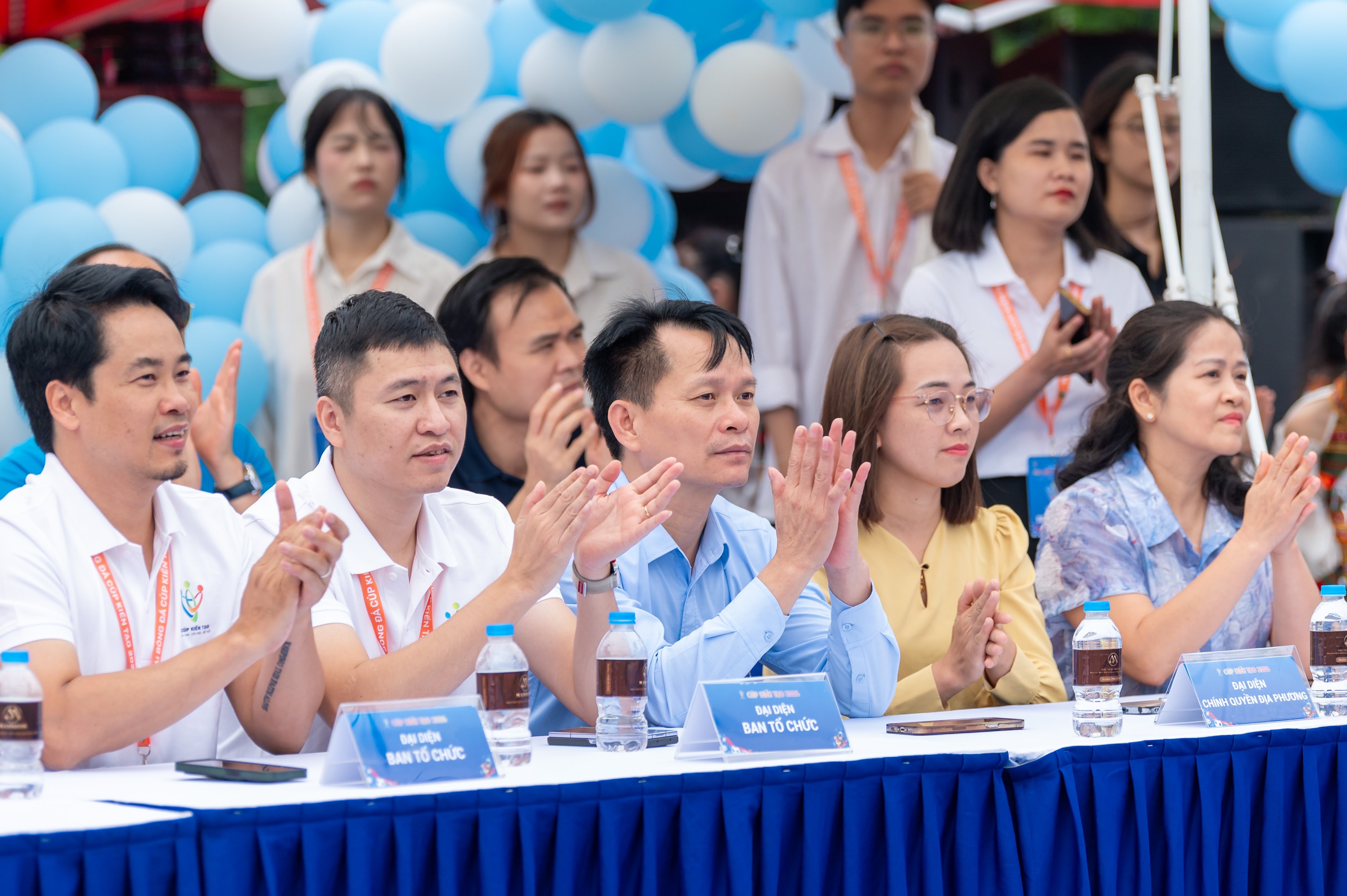 Đại biểu tham dự Giải bóng đá Cúp kiến tạo 2026