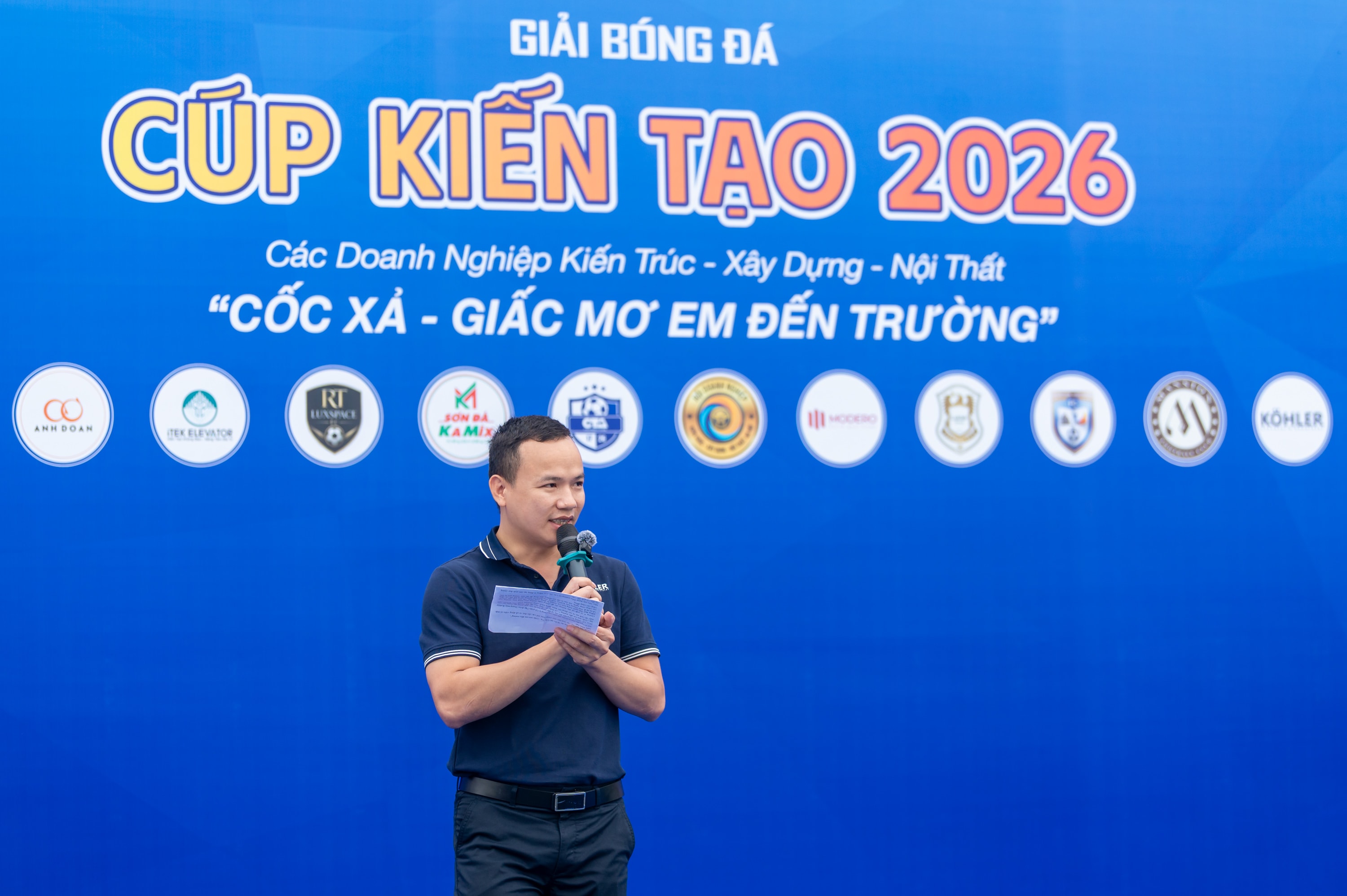 Đại diện Nhà tài trợ phát biểu