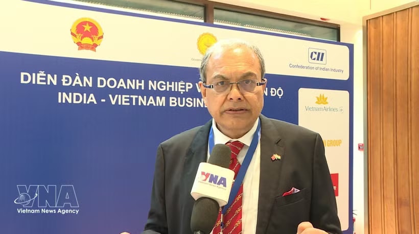 Ajoykaant Ruia, Chairman of the Indo-Vietnamese Chamber of Commerce and Industry (IVCCI) (Photo: VNA)
