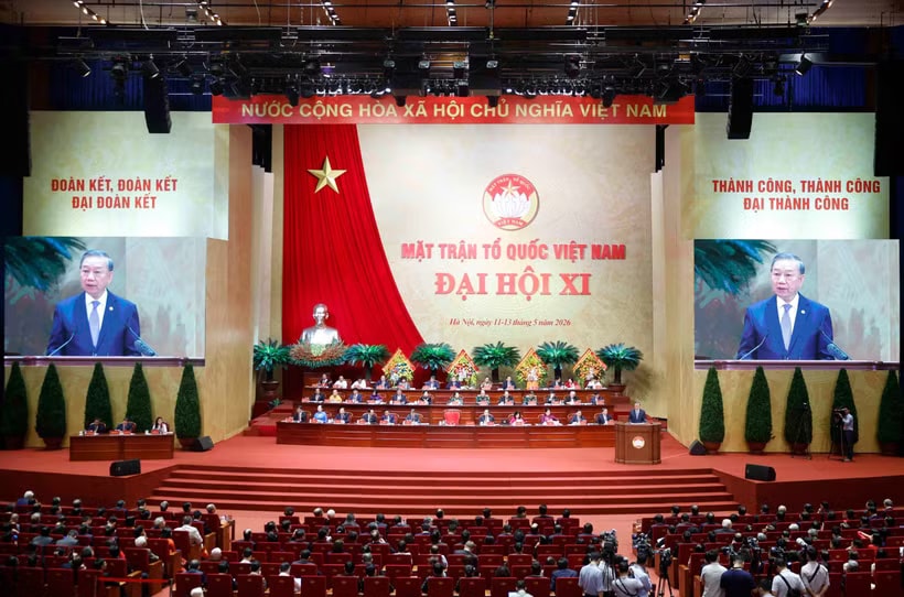At the VFF's 11th National Congress for the 2026-2031 tenure. (Photo: VNA)