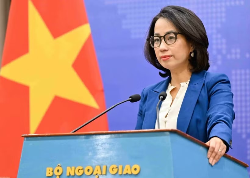 Spokesperson of the Ministry of Foreign Affairs Pham Thu Hang (Photo: Baoquocte.vn)