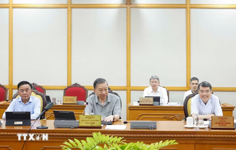 Tổng QQ8823 Nổ Hũ, QQ88k Game Bài nước Tô Lâm phát biểu chỉ đạo. (Ảnh: Thống Nhất/TTXVN)