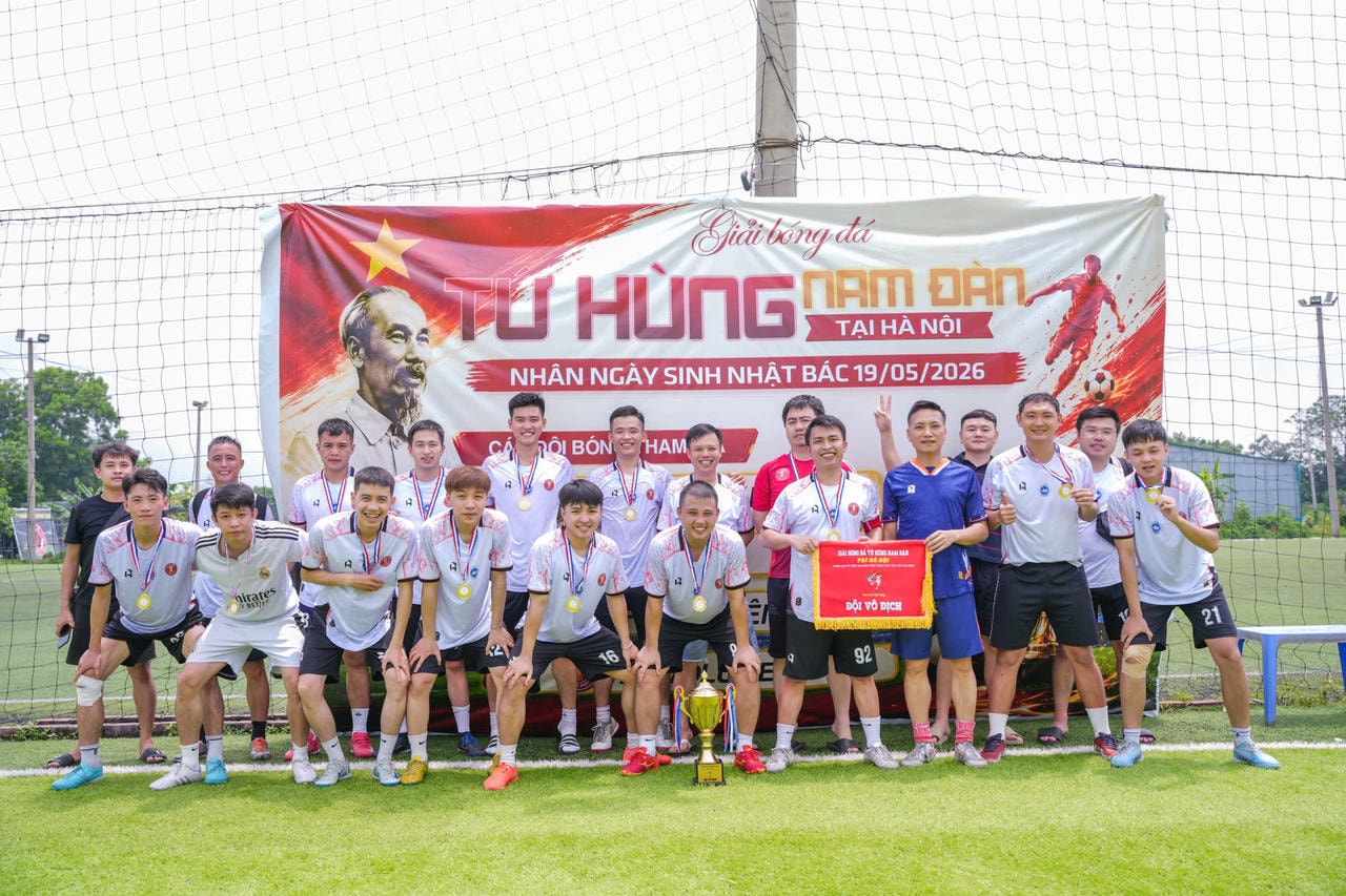 Giải bóng đá “Tứ Hùng Nam Đàn Cup 2026”.
