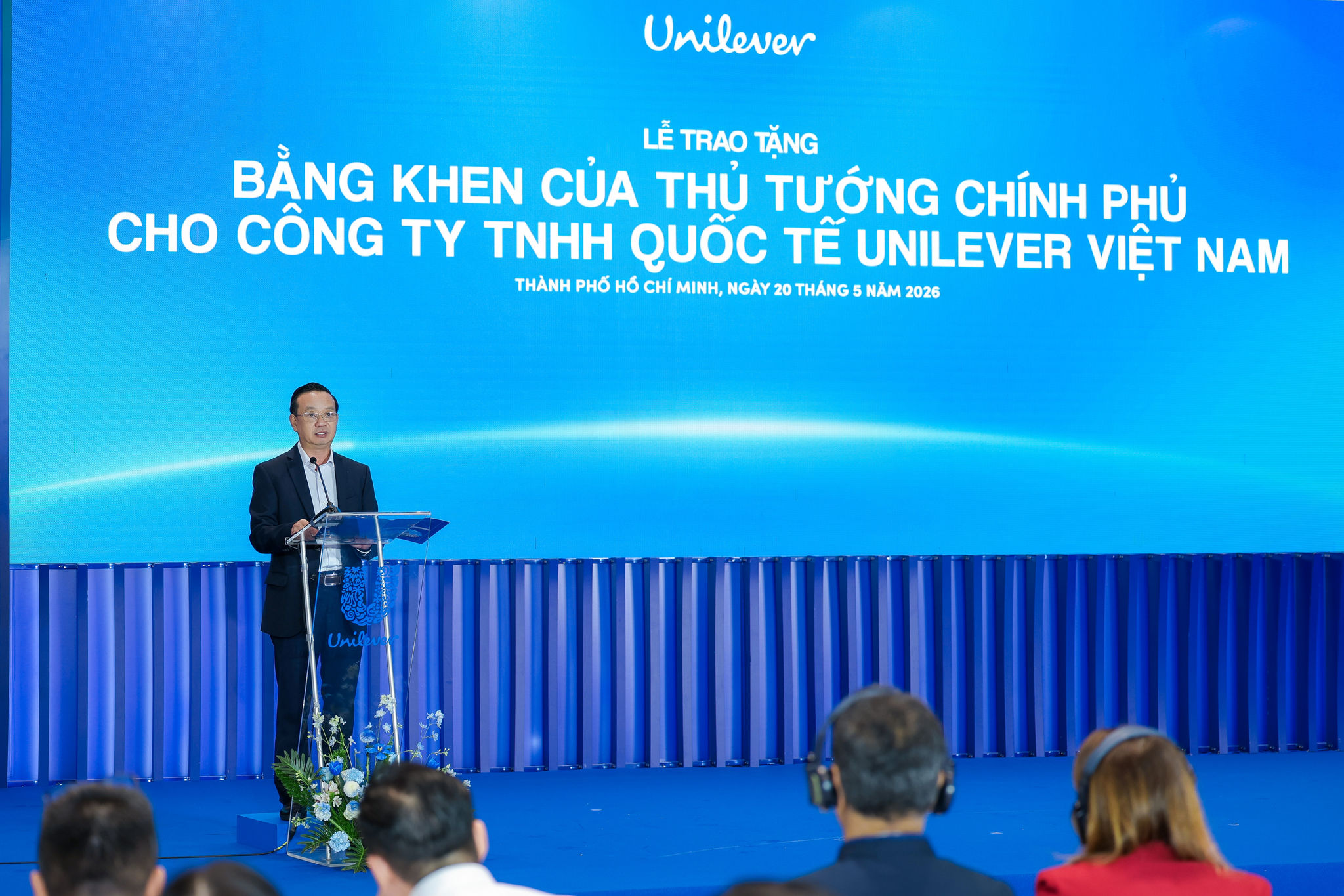 Ông Bùi Minh Thạnh, Thành ủy viên, Phó Chủ tịch UBND TP. Hồ Chí Minh phát biểu tại sự kiện
