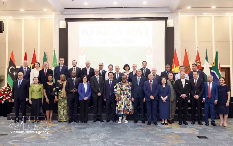 Delegates at the ceremony marking the 63rd Africa Day (May 25, 1963 – 2026) in Hanoi on May 22. (Photo: VNA)