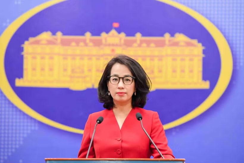 Spokeswoman of the Vietnamese Ministry of Foreign Affairs Pham Thu Hang. (Photo: Courtesy of the ministry)