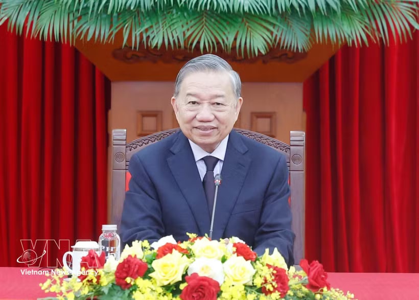General Secretary of the Communist Party of Vietnam Central Committee and State President To Lam (Photo: VNA)