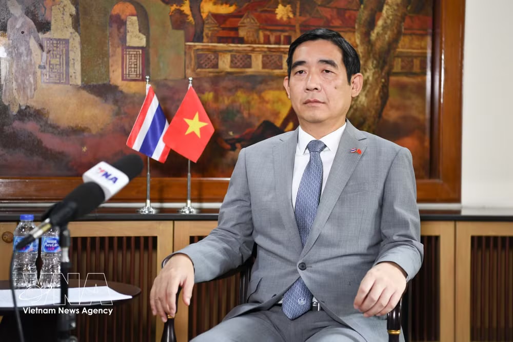 Vietnamese Ambassador to Thailand Pham Viet Hung (Photo: VNA) vnanet-potal-dua-quan-he-doi-tac-chien-luoc-toan-dien-viet-nam-e28093-thai-lan-len-tam-cao-moi-8777127.jpg