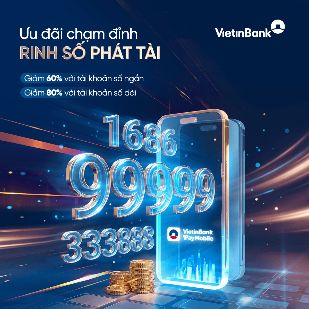 TK số đẹp 99999
