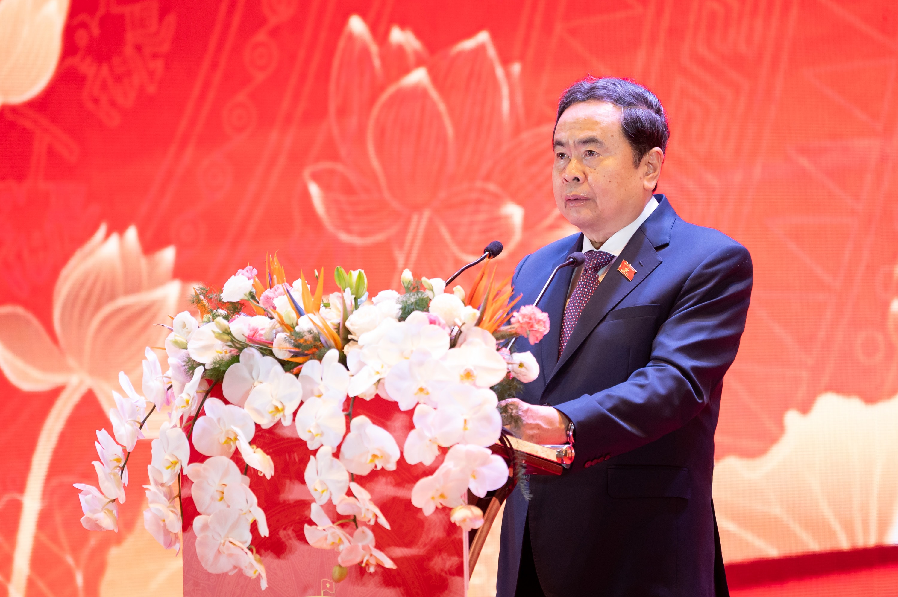 Chủ tịch Quốc hội Trần Thanh Mẫn phát biểu