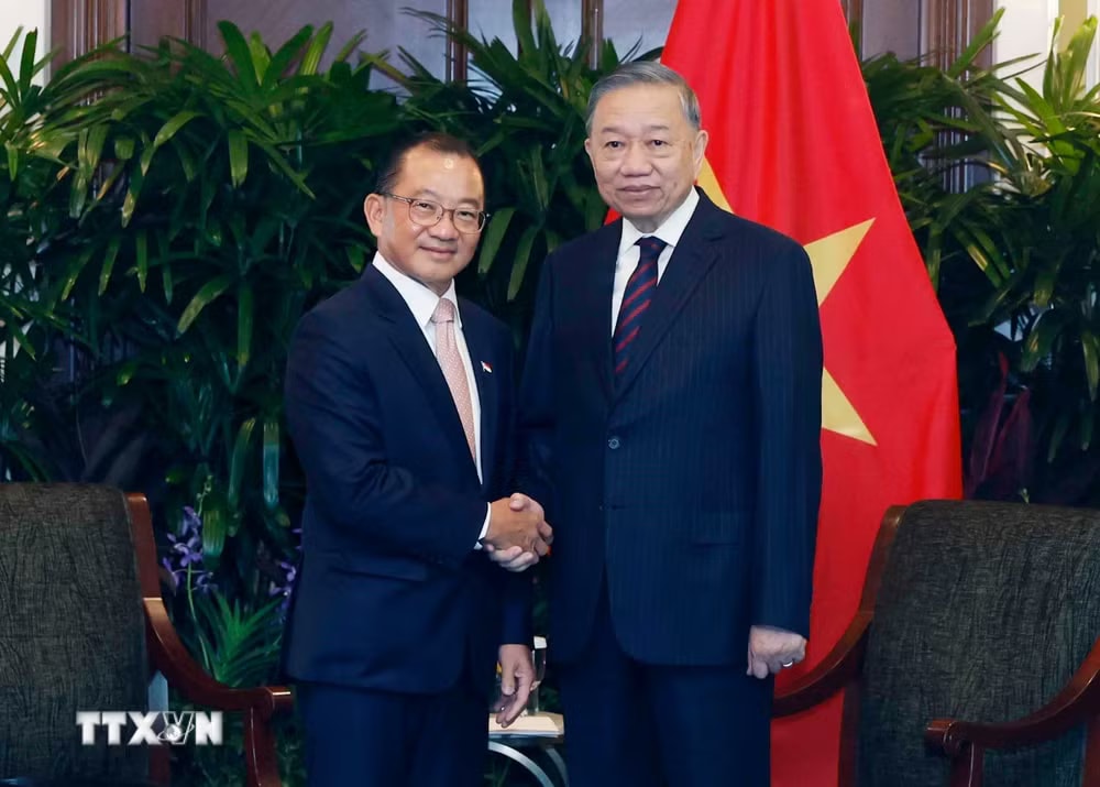 Tổng Bí thư, Chủ tịch nước Tô Lâm hội kiến Chủ tịch Quốc hội Singapore Seah Kian Peng. (Ảnh: Thống Nhất/TTXVN) ttxvn-tong-bi-thu-chu-tich-nuoc-to-lam-hoi-kien-chu-tich-quoc-hoi-singapore-seah-kian-peng-3005-1.jpg
