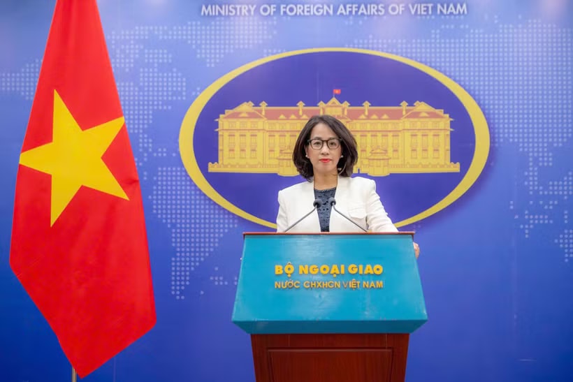 Spokesperson of the Ministry of Foreign Affairs Pham Thu Hang (Photo: MoFA)