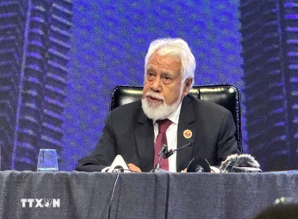 Thủ tướng Timor Leste, Kay Rala Xanana Gusmao. (Ảnh: Viên Luyến/TTXVN) ttxvn-hoi-nghi-cap-cao-asean-47-timor-leste-de-cao-hop-tac-khu-vuc-8365620.jpg