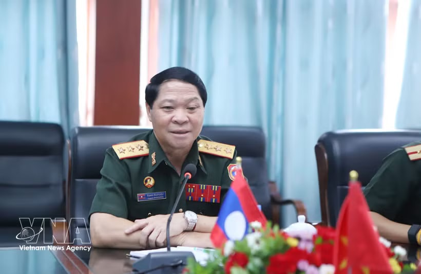 Gen. Lieut. Gen. Vongsone Inpanphim, Deputy Minister of National Defence and Director of the General Department of Politics of the Lao People’s Army (Photo: VNA)
