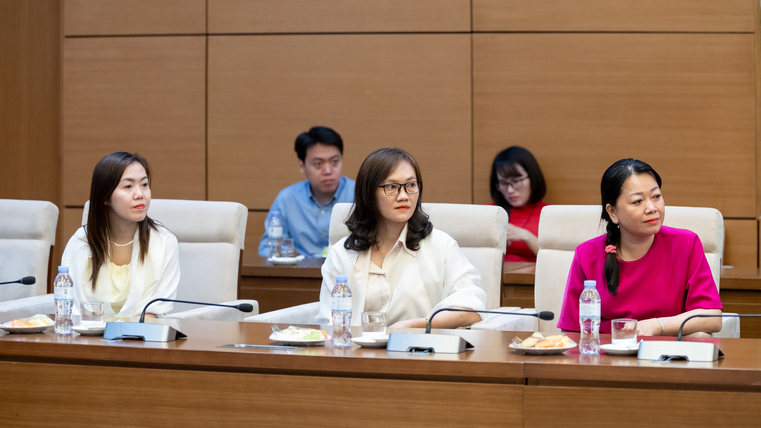 Đại biểu tham dự cuộc tiếp