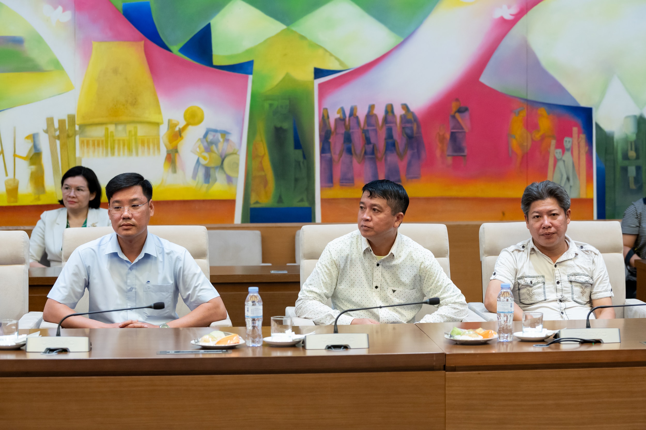 Đại biểu tham dự cuộc tiếp