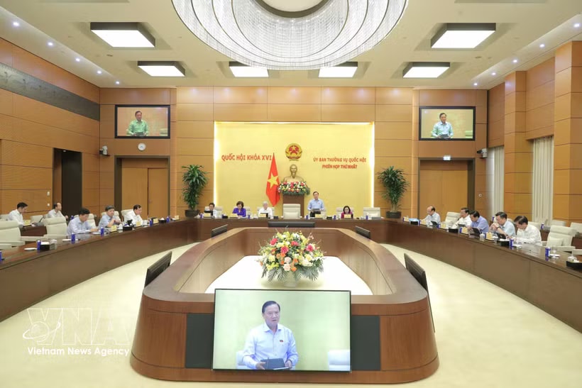 The first session of the NA Standing Committee in April 2026 (Photo: VNA)