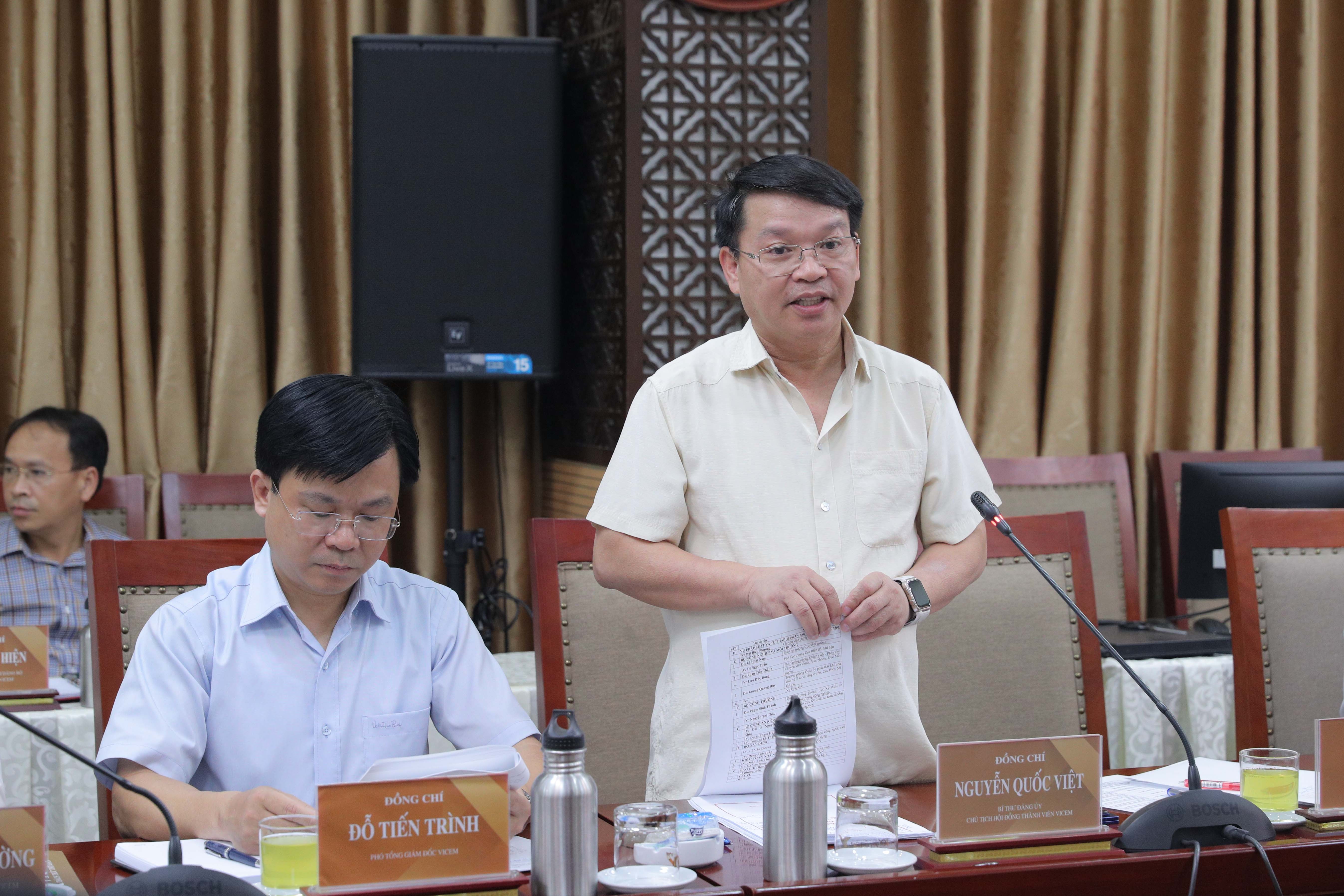 Chủ tịch Hội đồng thành viên VICEM Nguyễn Quốc Việt