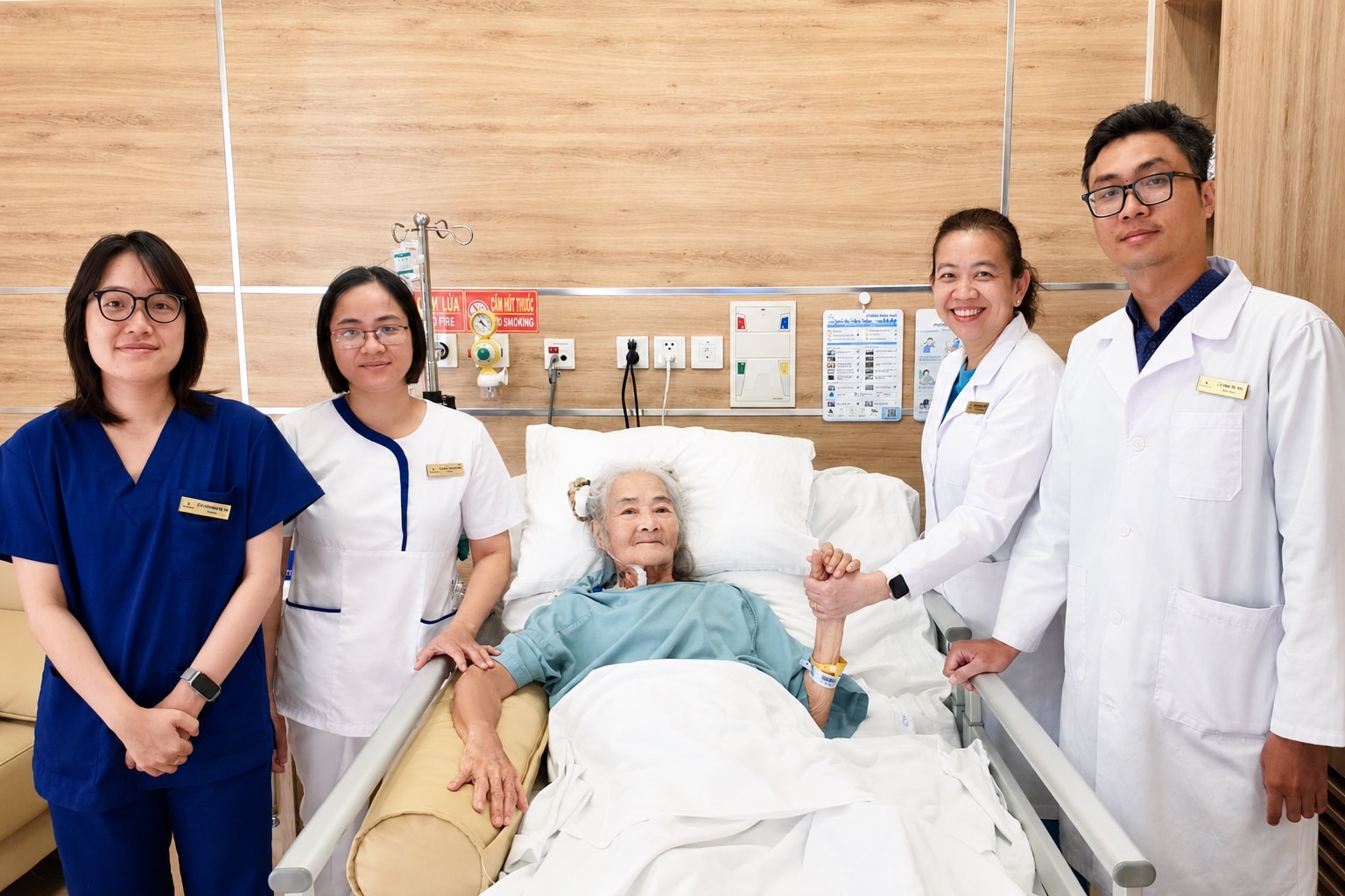 Bệnh nhân Huệ hồi phục tích cực sau ca can thiệp