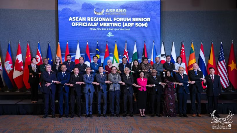 Delegates at ASEAN regional Forum Senior Officials' Meeting in the Philippines on June 9 (Photo: The Ministry of Foreign Affairs)