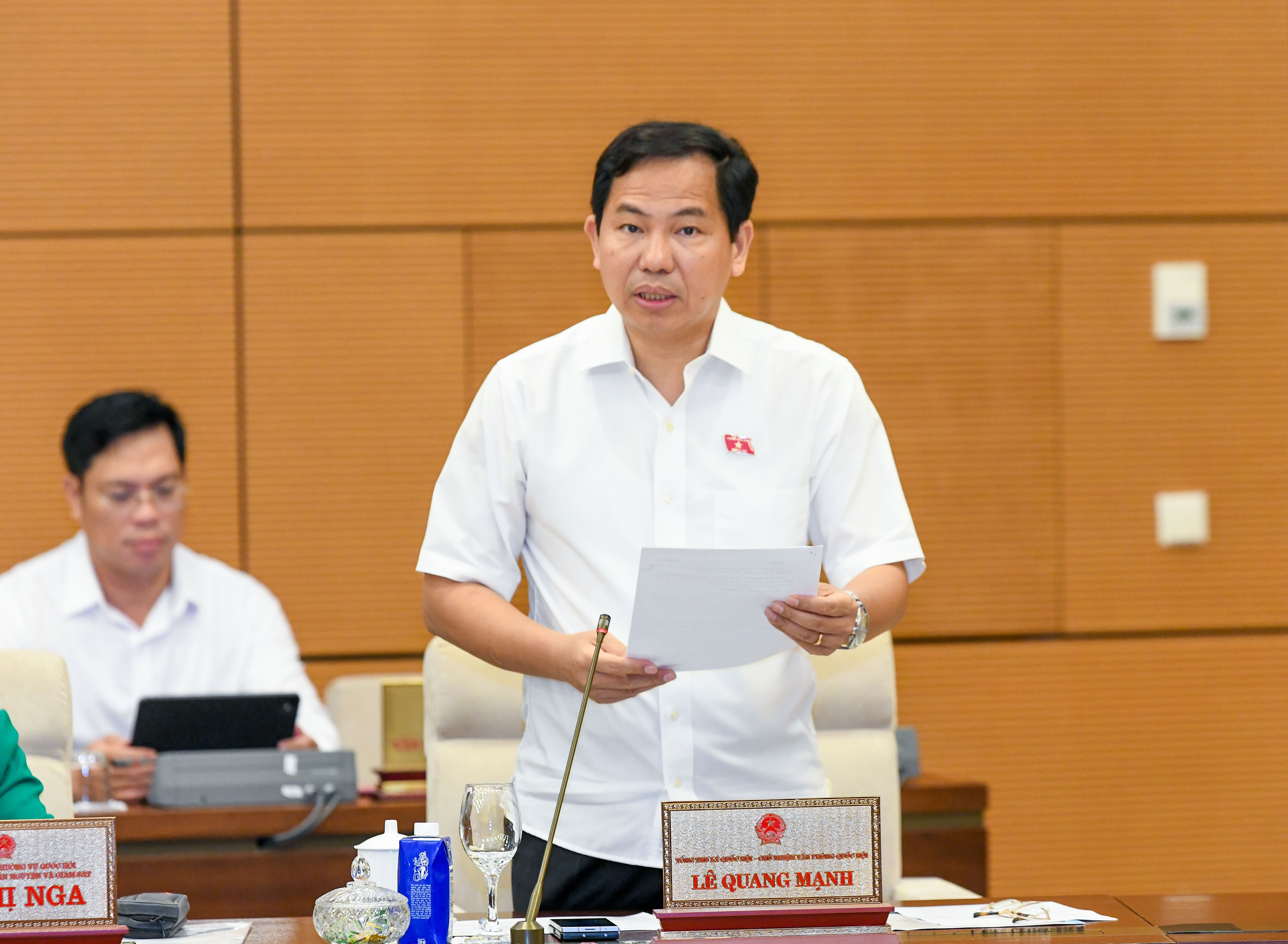 Tổng thư ký, Chủ nhiệm VPQH Lê Quang Mạnh
