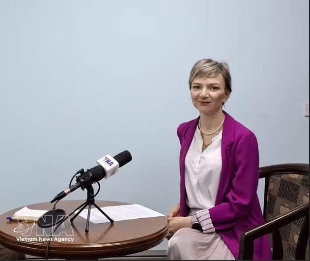 Dr. Julia Roknifard, senior lecturer in international relations at Taylor’s University in Malaysia, in an interview granted to the Vietnam News Agency (Photo: VNA)
