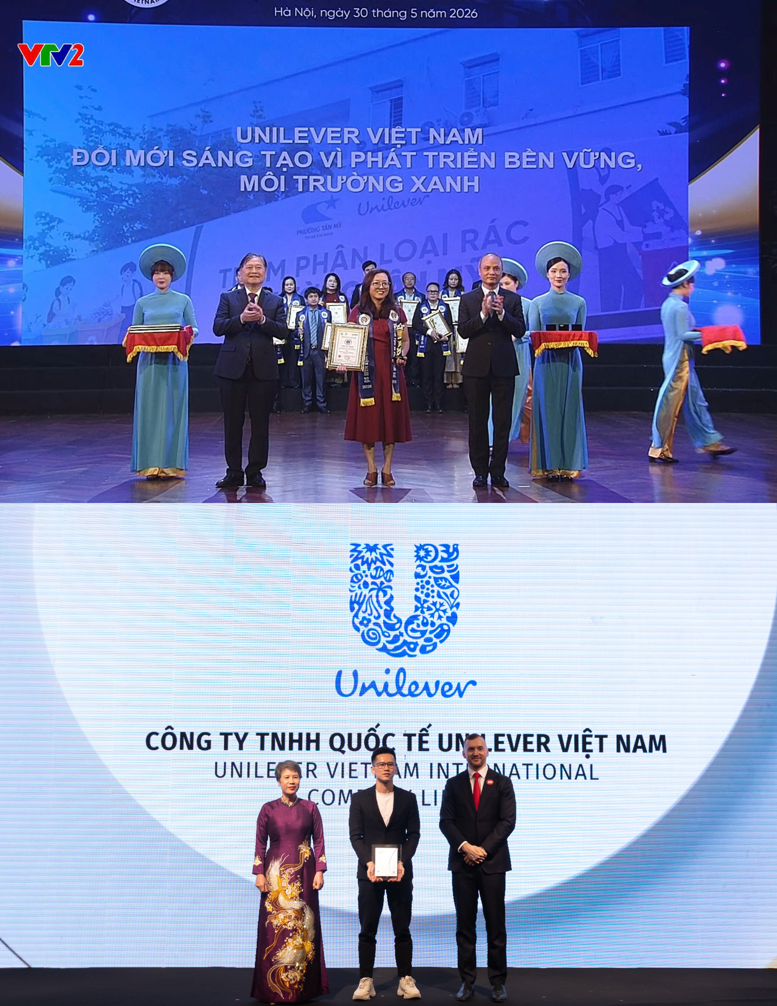 1. Unilever được vinh danh trong Top 50 Doanh nghiệp Phát triển bền vững tiêu biểu Việt Nam 2026 và Vietnam I4 Impact Awards 2026