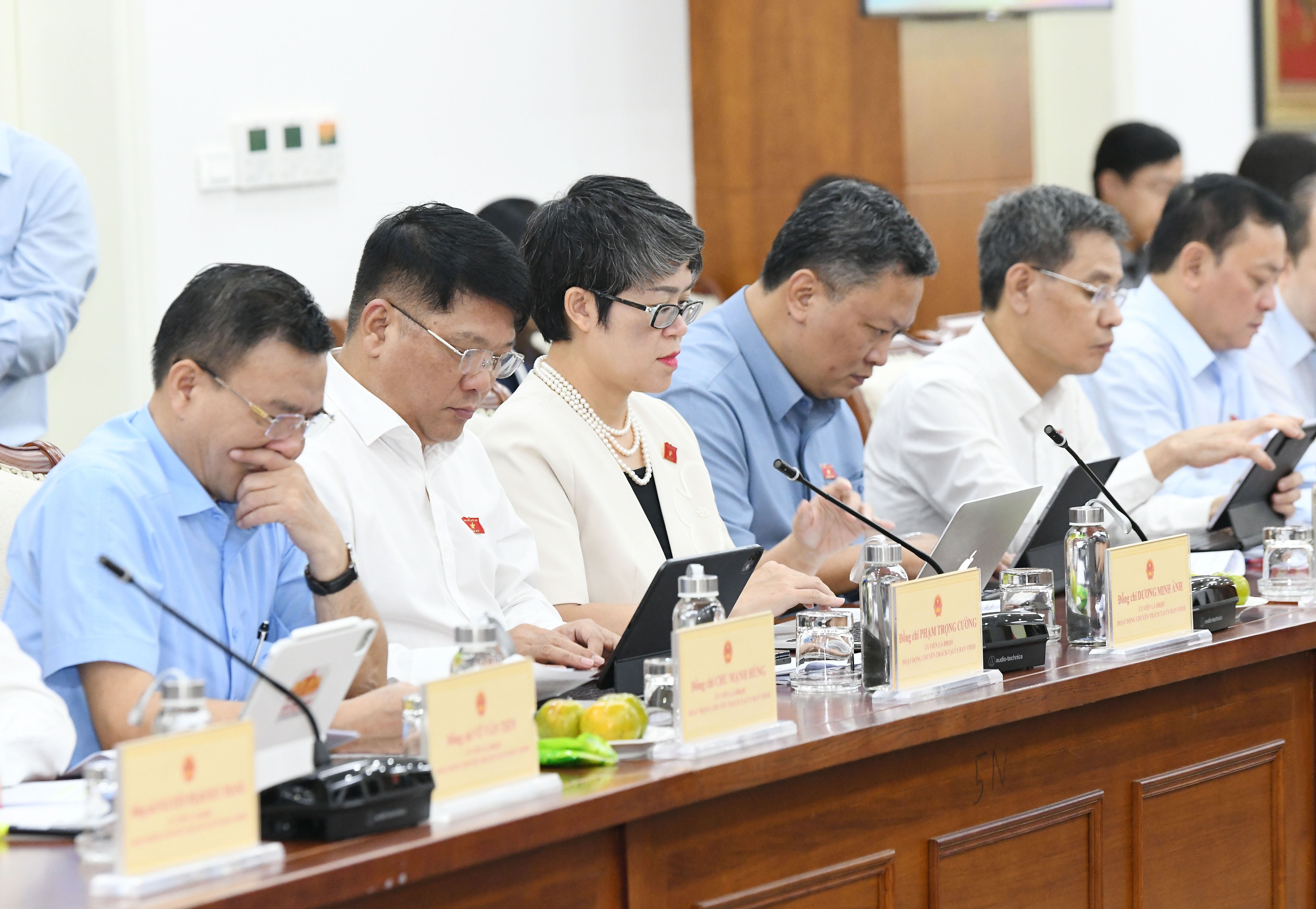 Các đại biểu tham dự cuộc làm việc.5