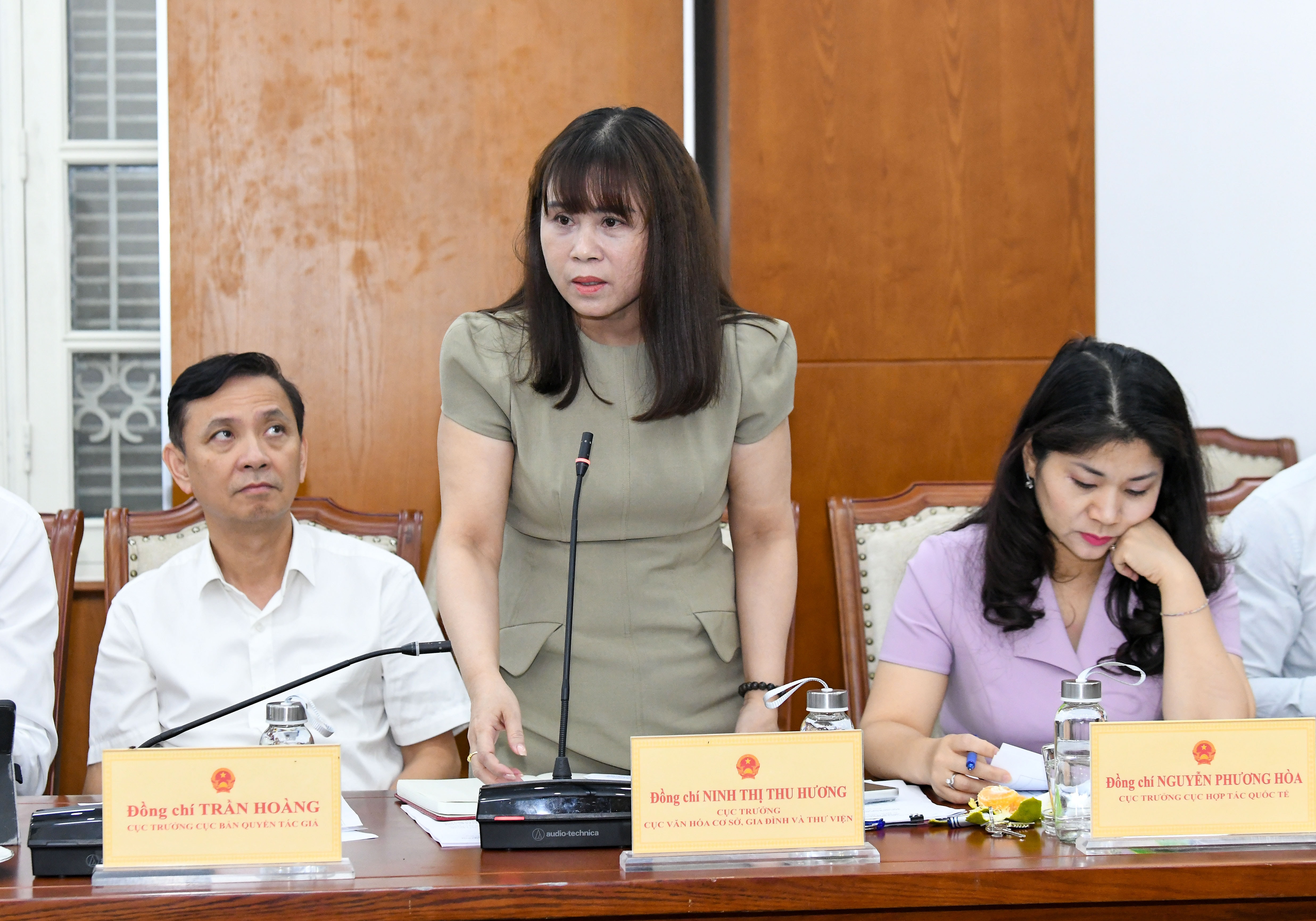 Cục trưởng Văn hóa cơ sở, Gia đình và Thư viện Ninh Thị Thu Hương