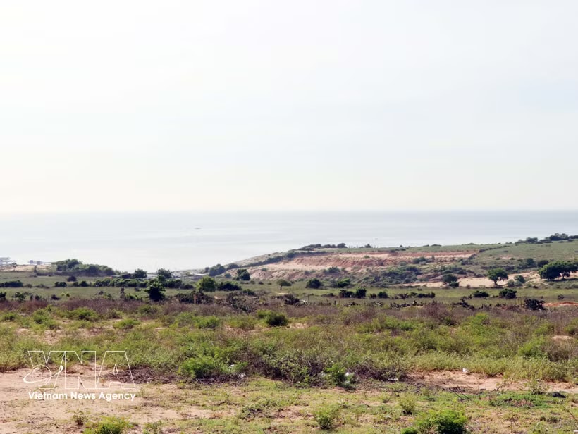 The site planned for the Ninh Thuan 1 nuclear power plant in Phuoc Dinh commune of Khanh Hoa province (Photo: VNA)