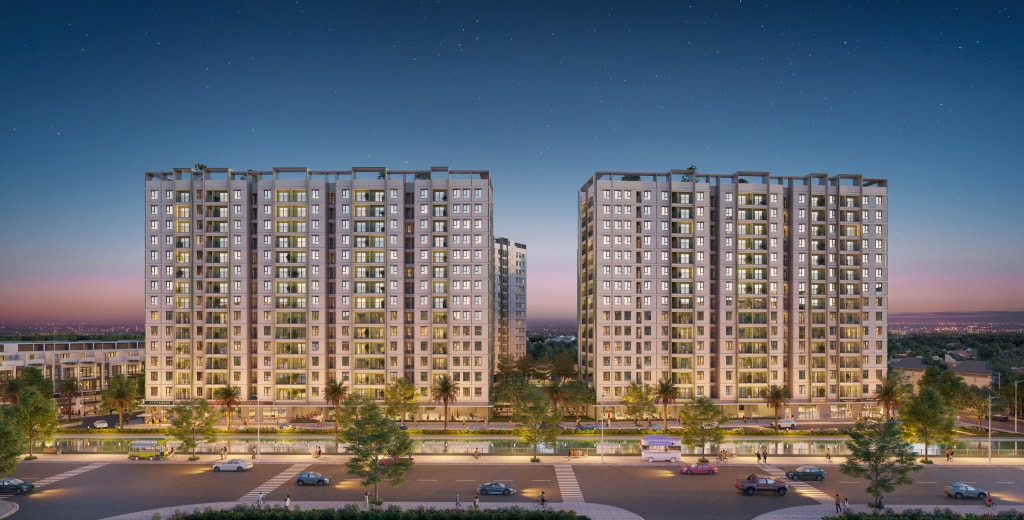 Phối cảnh dự án. 