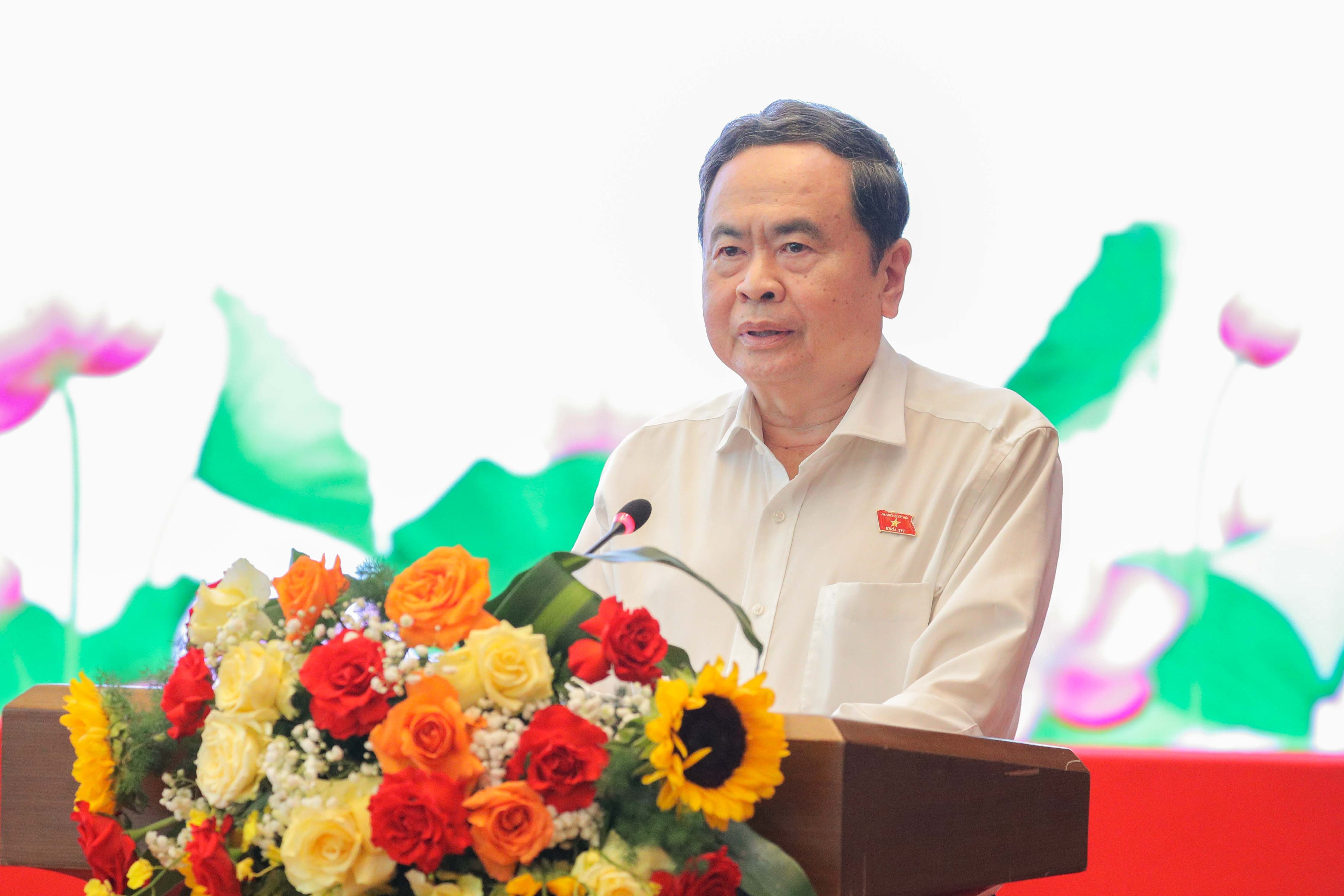 Chủ tịch Quốc hội Trần Thanh Mẫn phát biểu 1