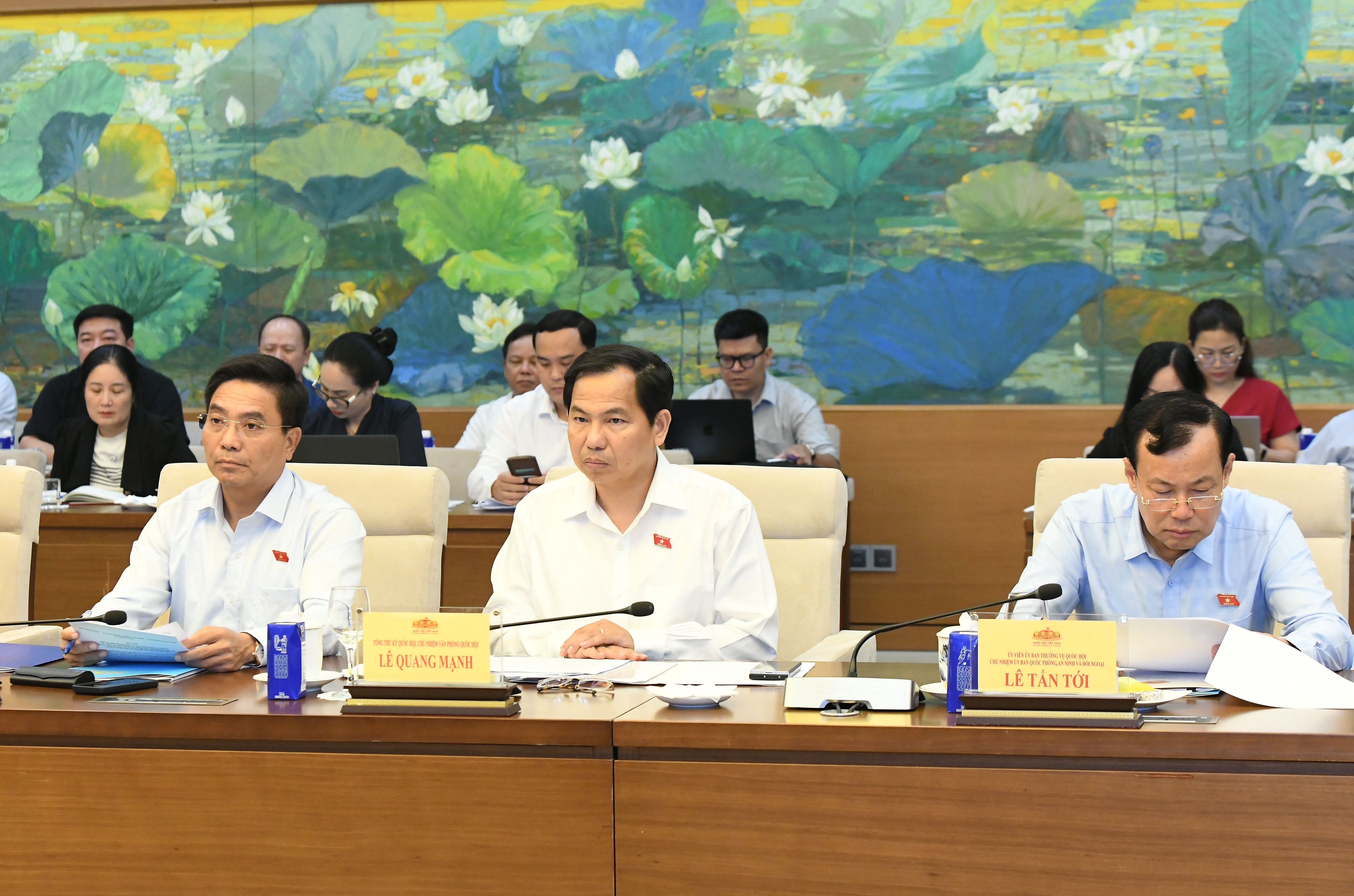 Các đại biểu dự cuộc làm việc.4