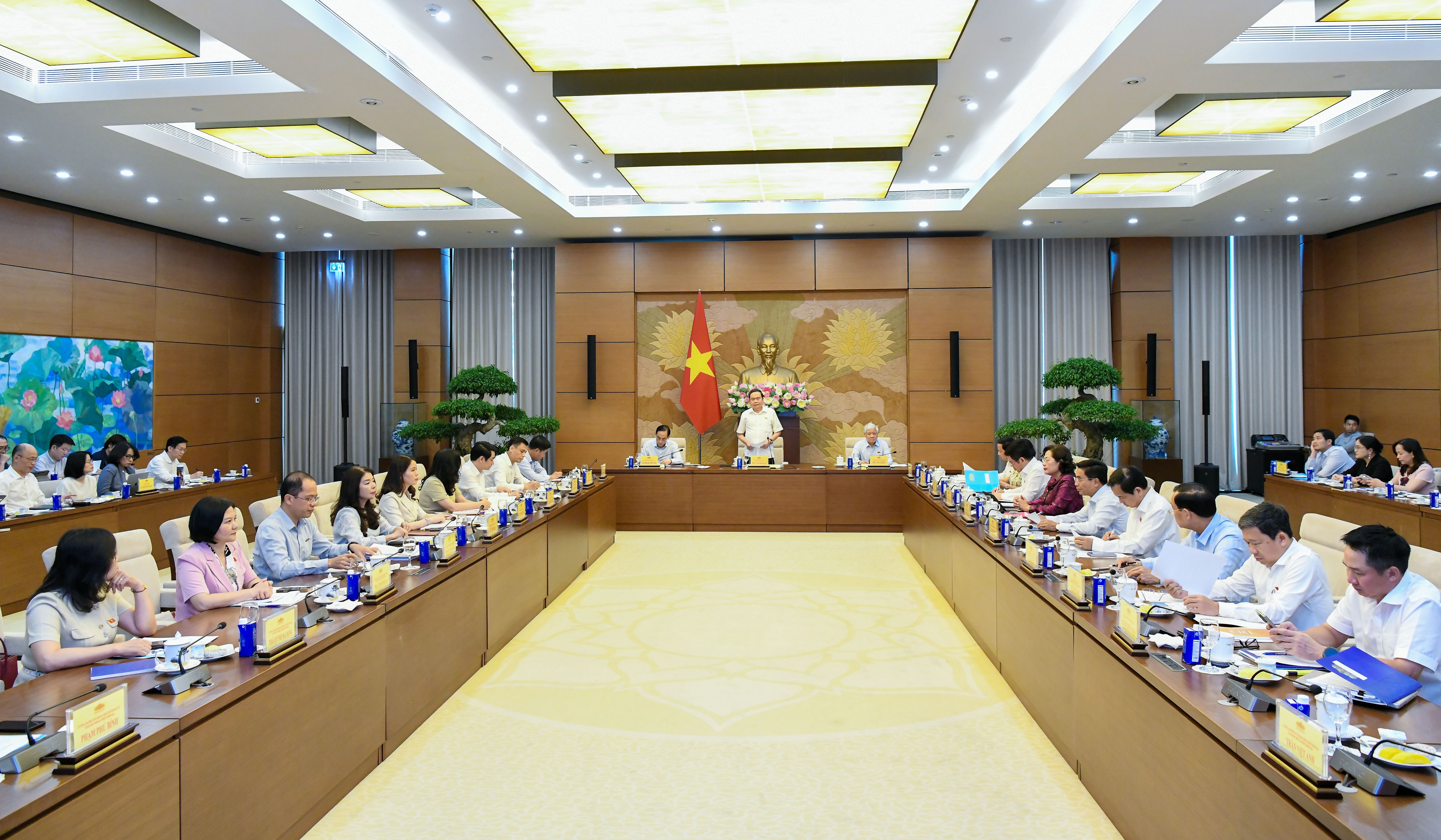 Chủ tịch Quốc hội Trần Thanh Mẫn phát biểu.4