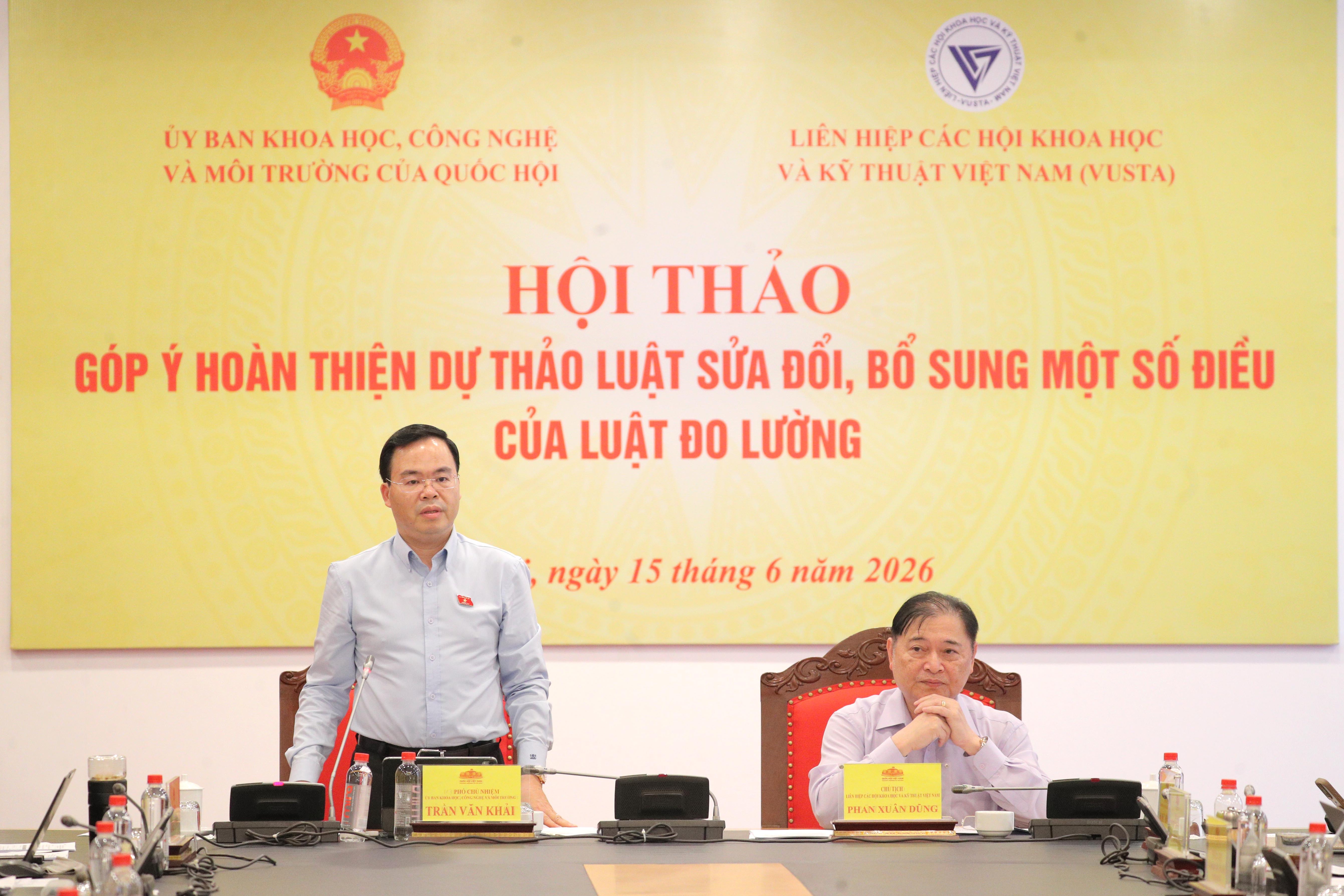 Phó Chủ nhiệm Ủy ban Khoa học, Công nghệ và Môi trường Trần Văn Khải 1