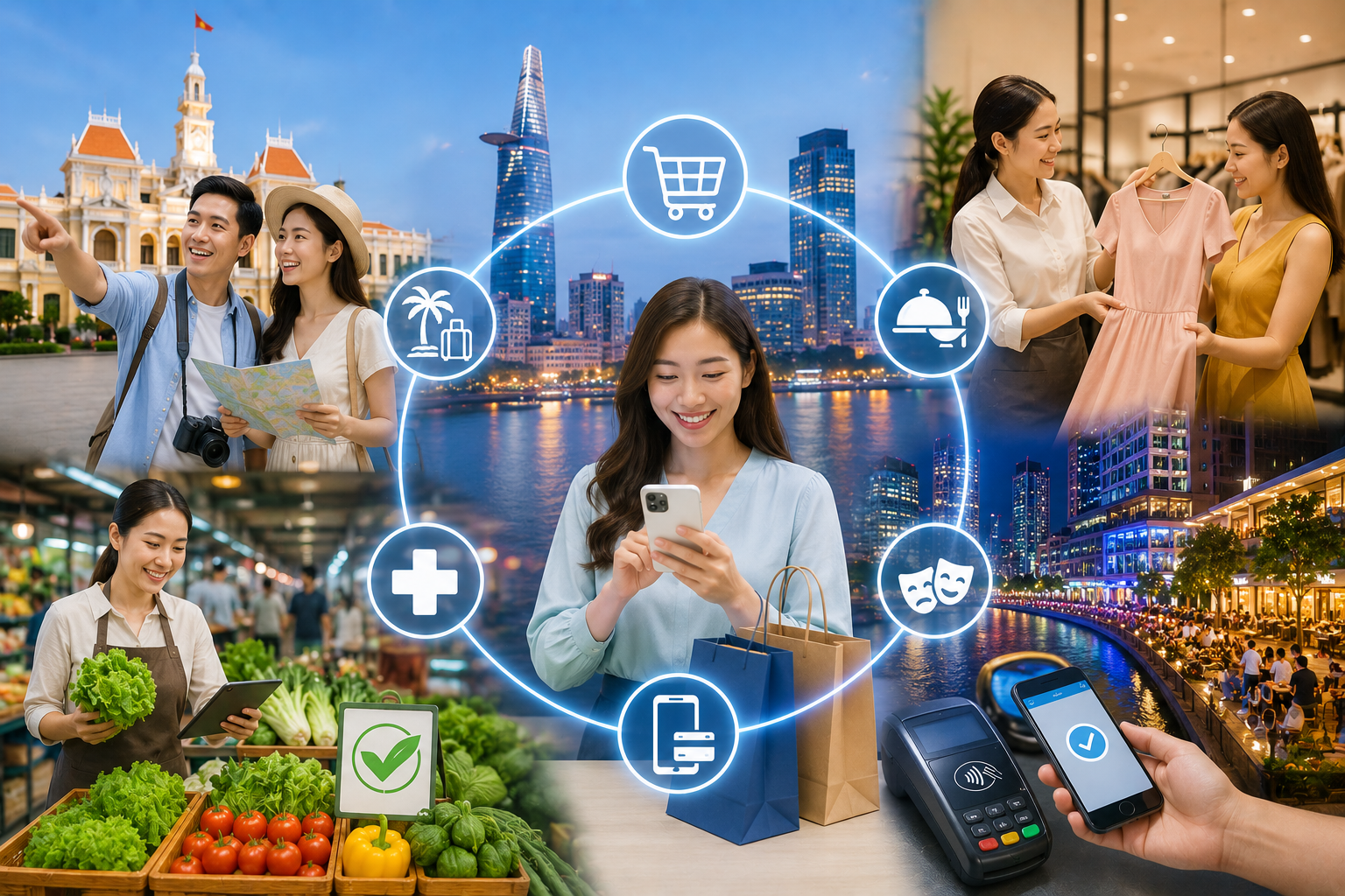 TP. Hồ Chí Minh Xây dựng hệ sinh thái tiêu dùng - dịch vụ hiện đại 1