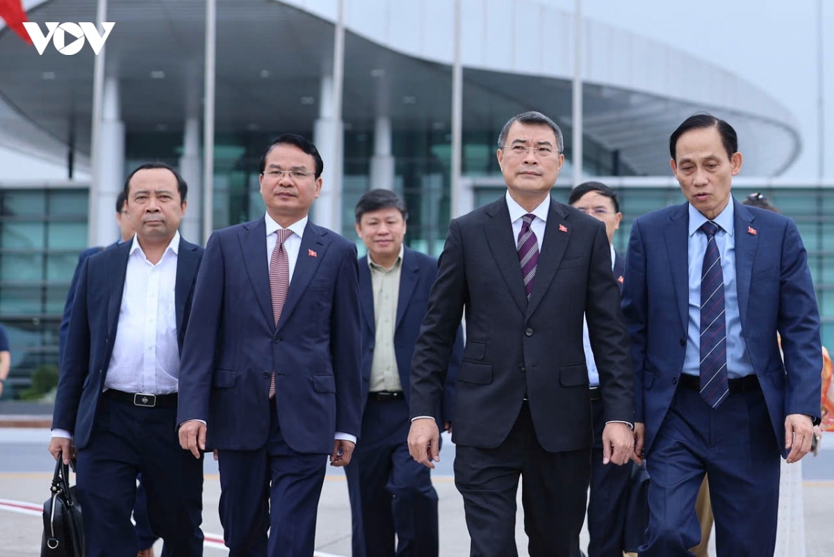 Thủ tướng Chính phủ Lê Minh Hưng hôm nay lên đường dự Hội nghị Cấp cao kỷ niệm 35 năm quan hệ ASEAN - Nga. Ảnh: VOV