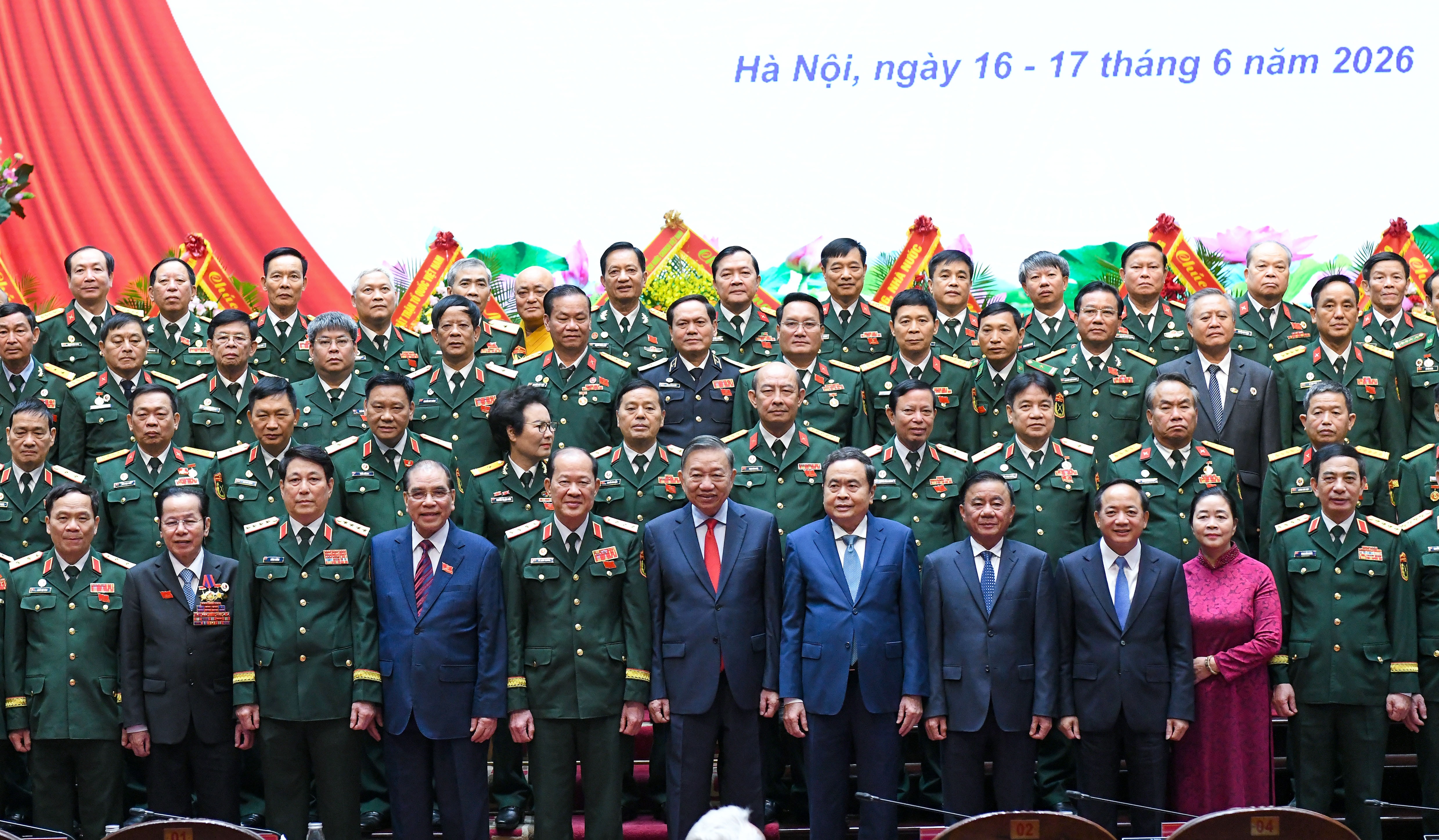 Tổng Bí thư Tô Lâm và các đại biểu dự Đại hội.1