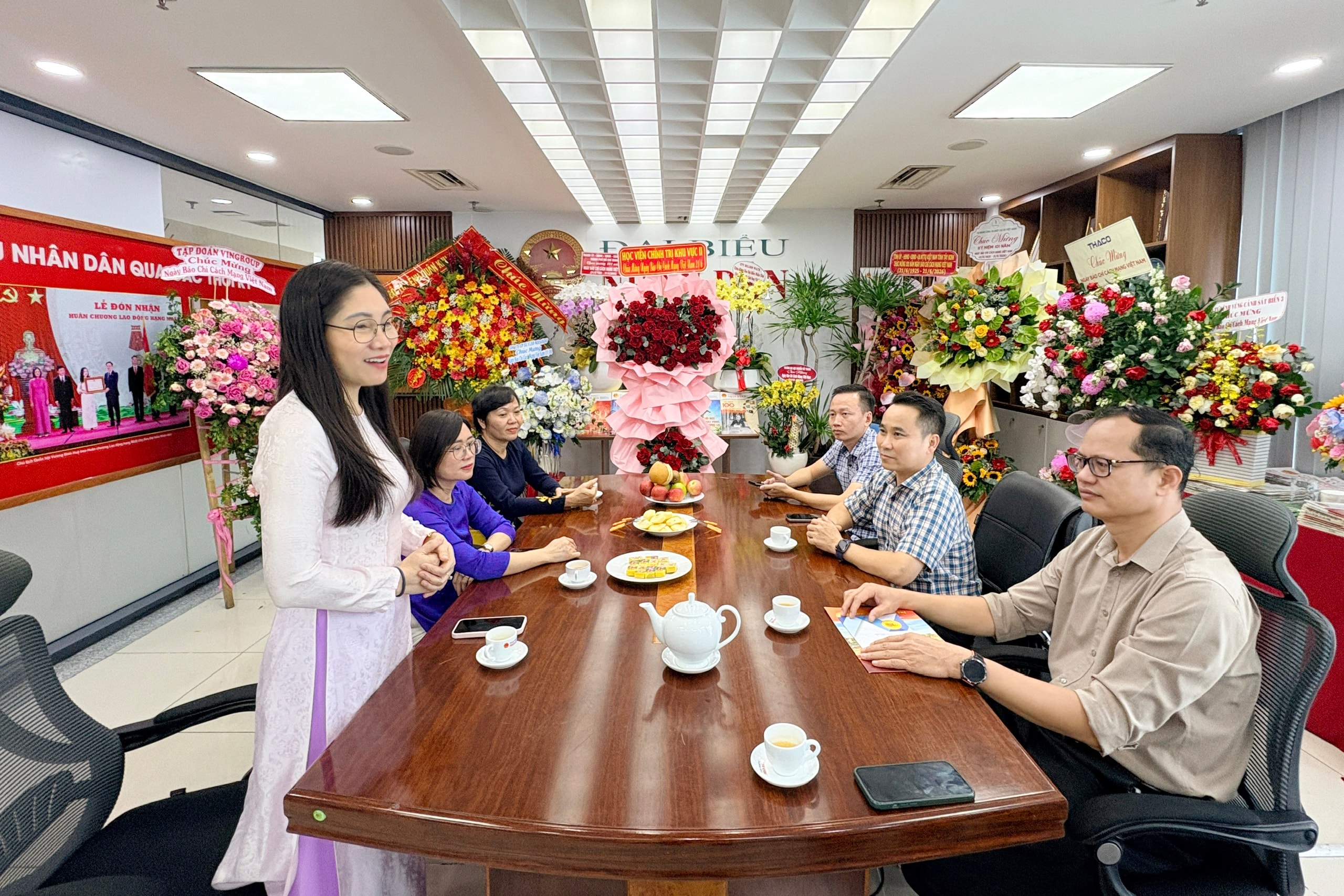 Học viện Chính trị khu vực II chúc mừng Báo Đại biểu Nhân dân nhân Ngày Báo chí cách mạng Việt Nam 1