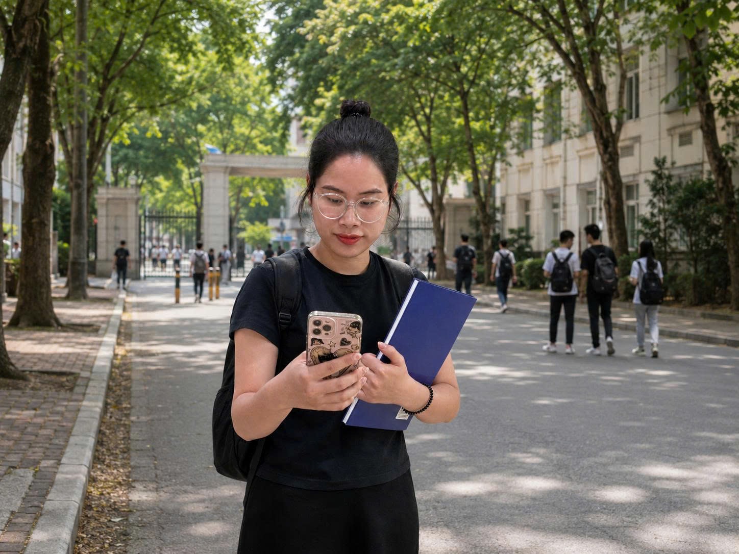 Nguyễn Thanh An cô sinh viên năm hai tại Hà Nội.