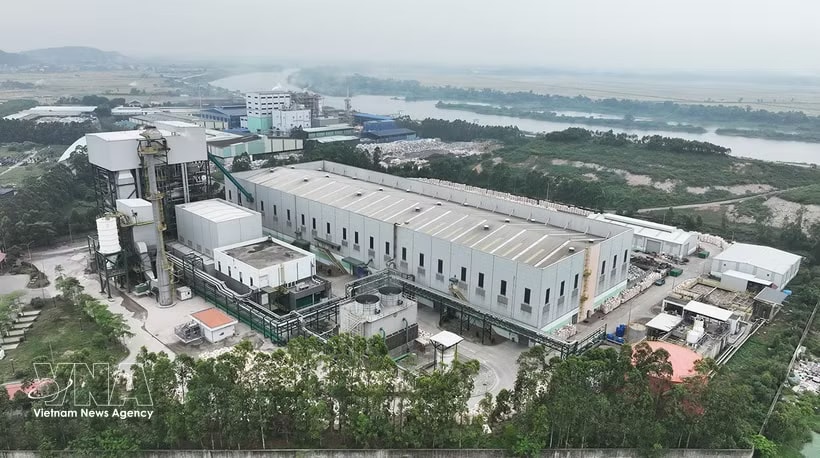 Thang Long waste-to-energy plant in the northern province of Bac Ninh. (Illustrative photo: VNA)