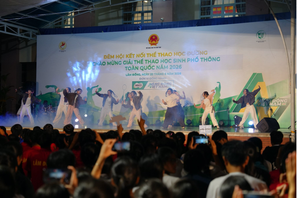 Một số hình ảnh tại đêm hội Gala chào mừng Giải Thể thao học sinh Phổ thông Toàn quốc 1