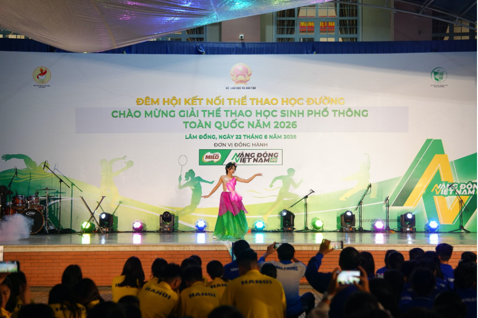 Một số hình ảnh tại đêm hội Gala chào mừng Giải Thể thao học sinh Phổ thông Toàn quốc 2