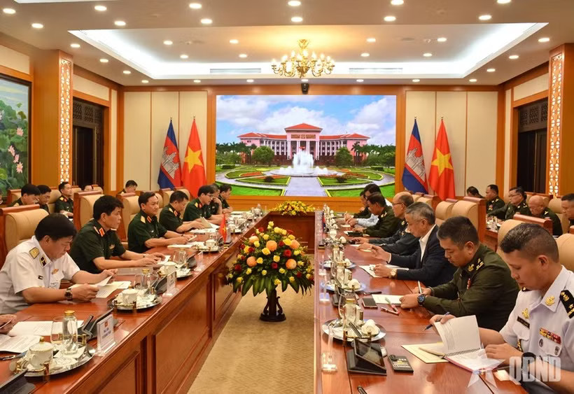 An overview of the talks (Photo: VNA)
