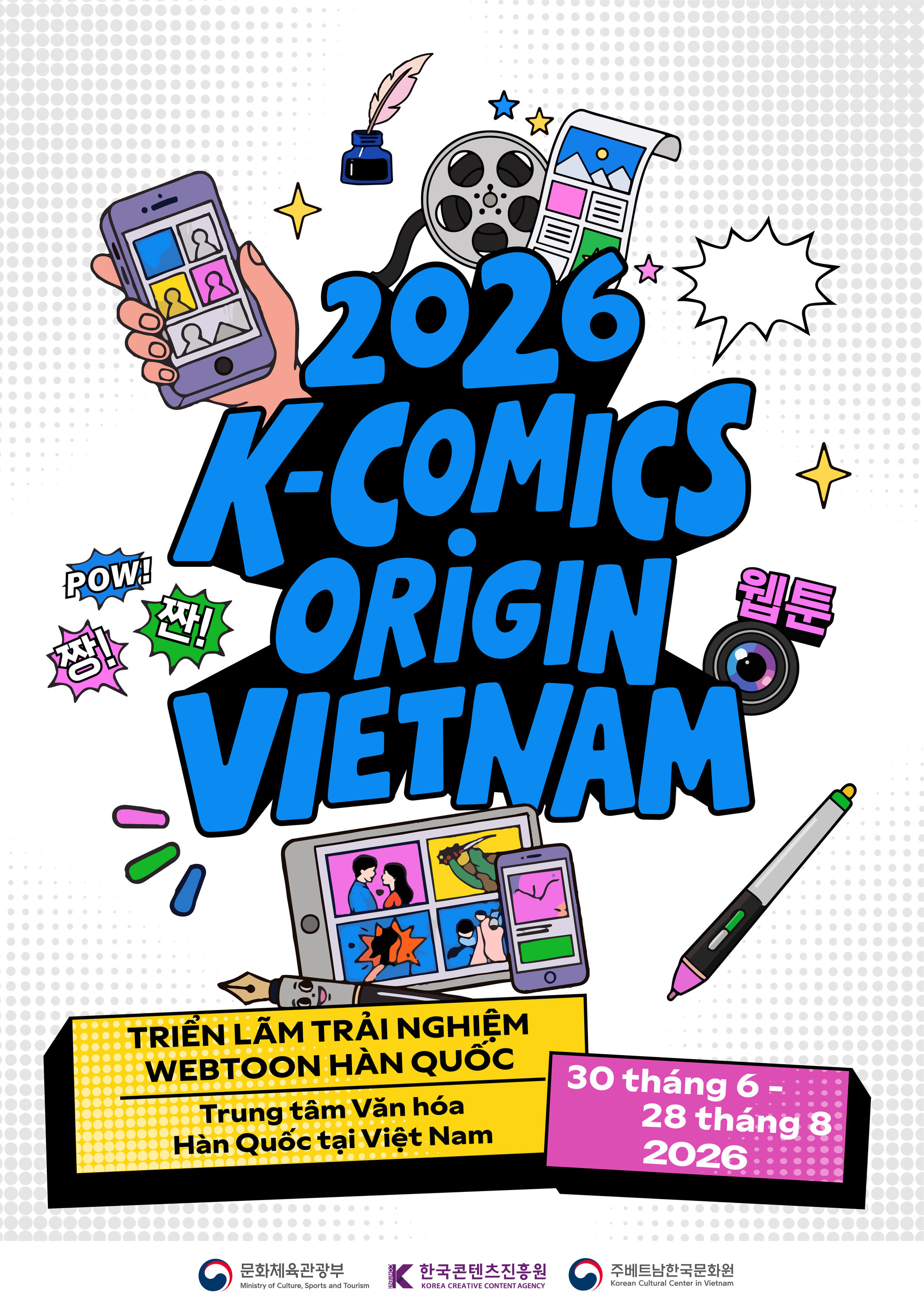 Poster triển lãm webtoon