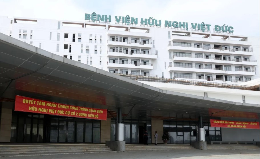 Cơ sở 2 Bệnh viện Việt Đức. Ảnh: Đức Tuân