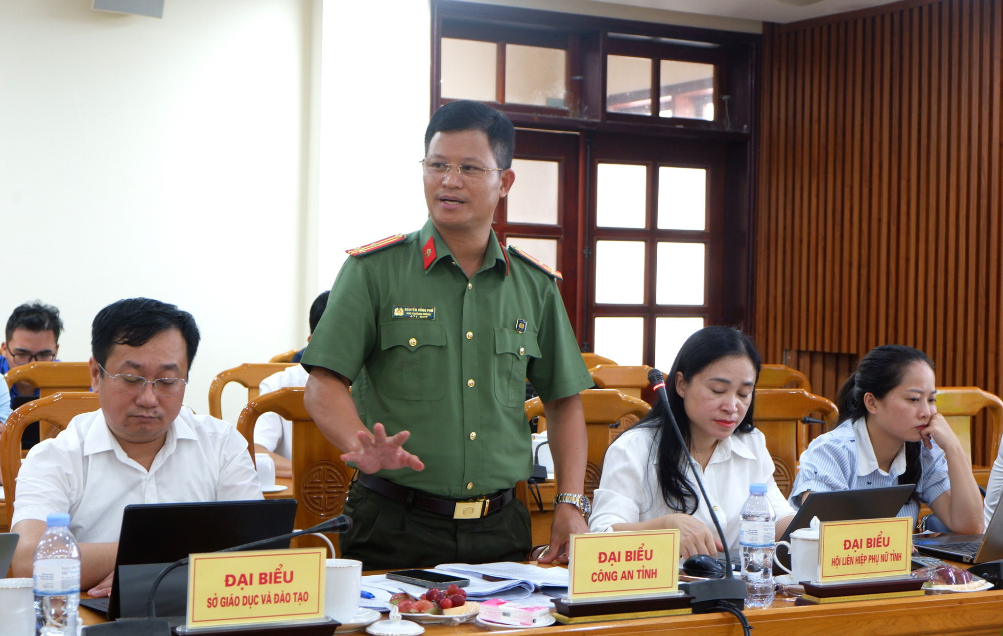 Phó Trưởng phòng An ninh chính trị nội bộ, Công an tỉnh Hà Tĩnh Nguyễn Hồng Phú