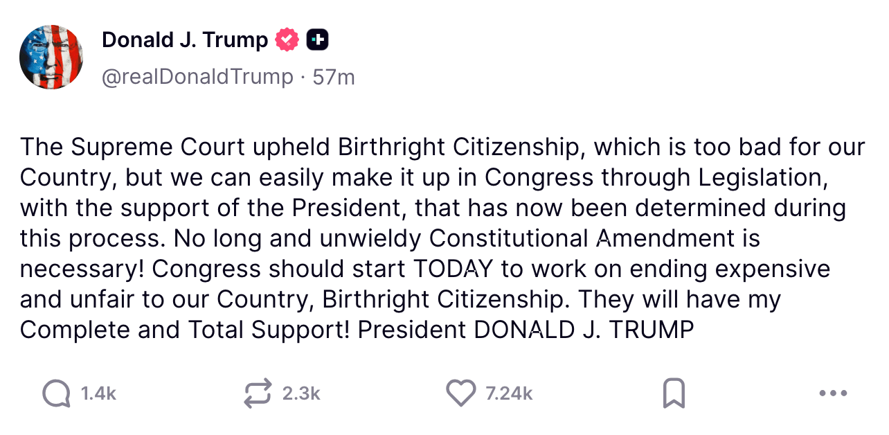 trump truth social